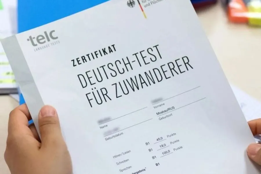 bằng a1 tiếng đức