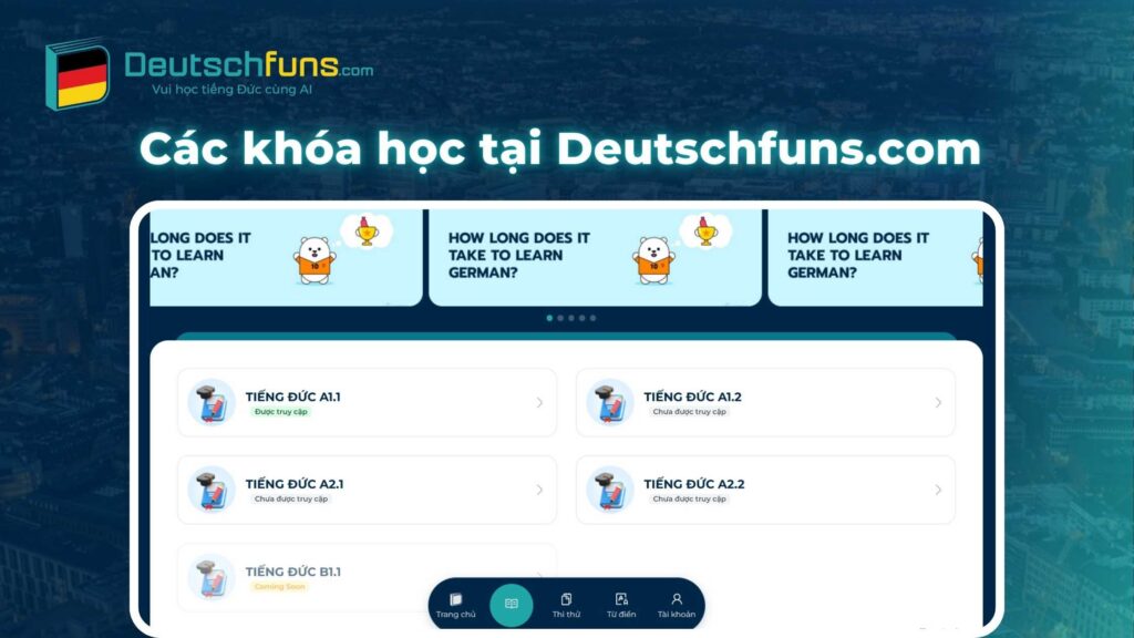 lớp học tiếng đức