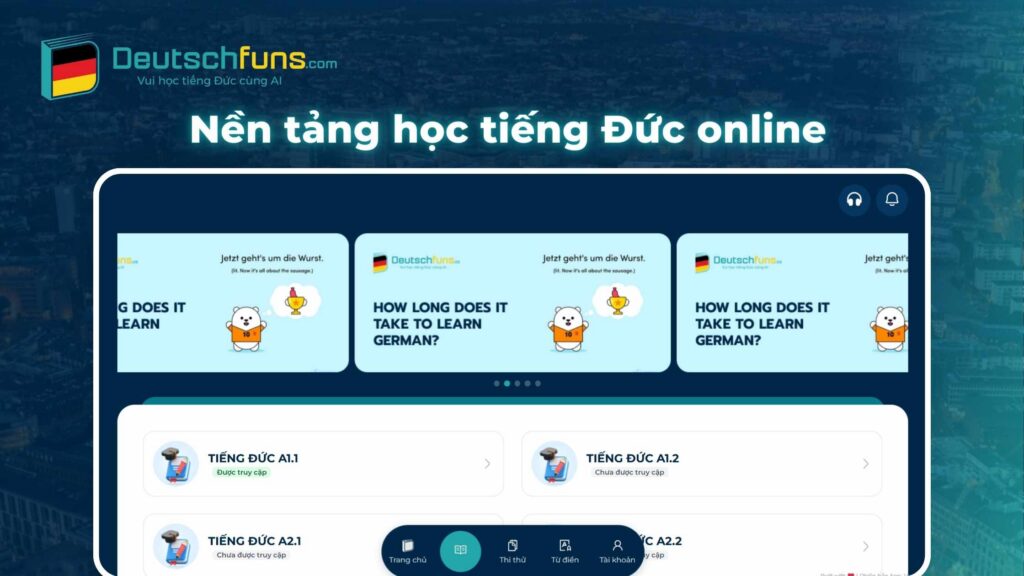 tự học tiếng đức